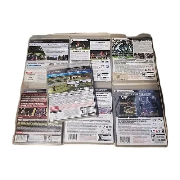 7 PlayStation 3 MLB 09 NHL 11 Tiger Wood Soccer Madden NBA Video Game - Picture 2 of 4